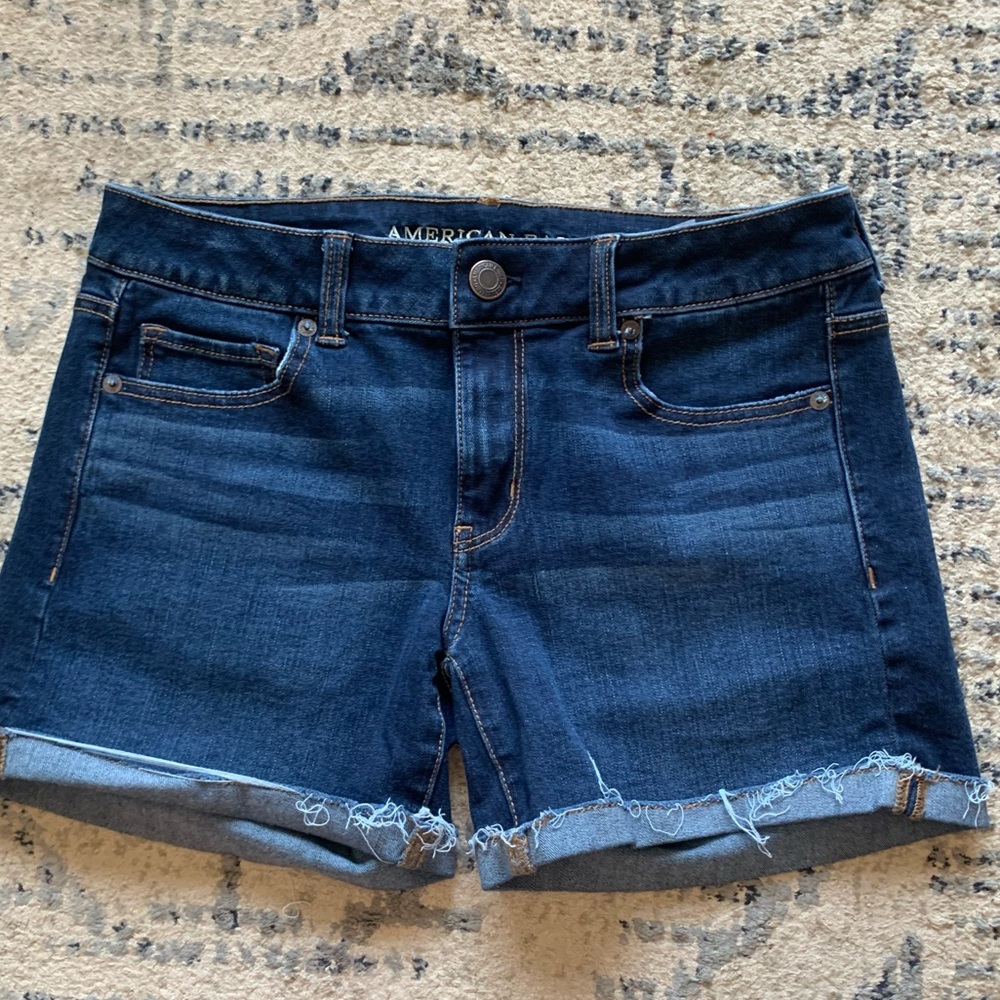 American Eagle Cuffed Jean Shorts